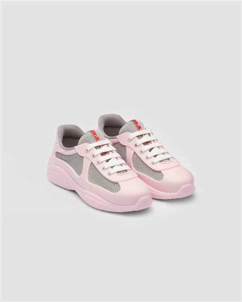 prada chunky sneakers pink|prada white sneakers women's.